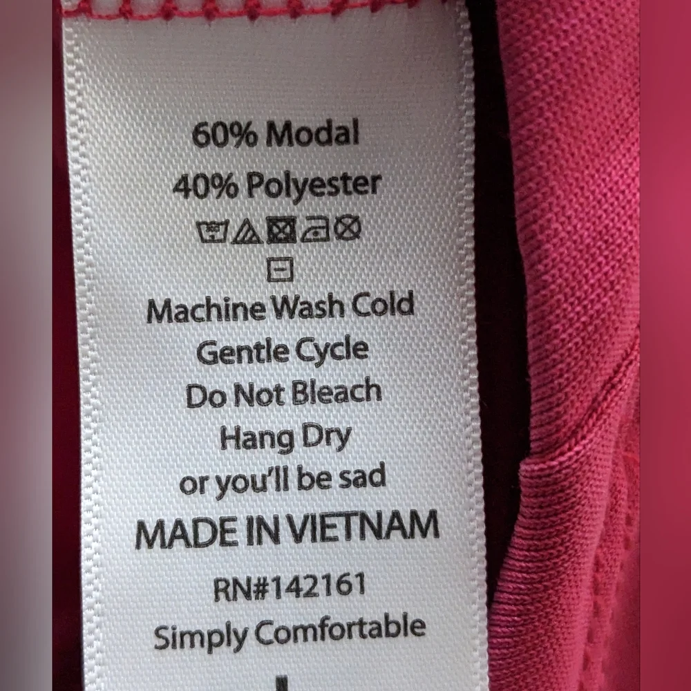 Women's Raspberry Perfect Tee - Picture 5 of 5